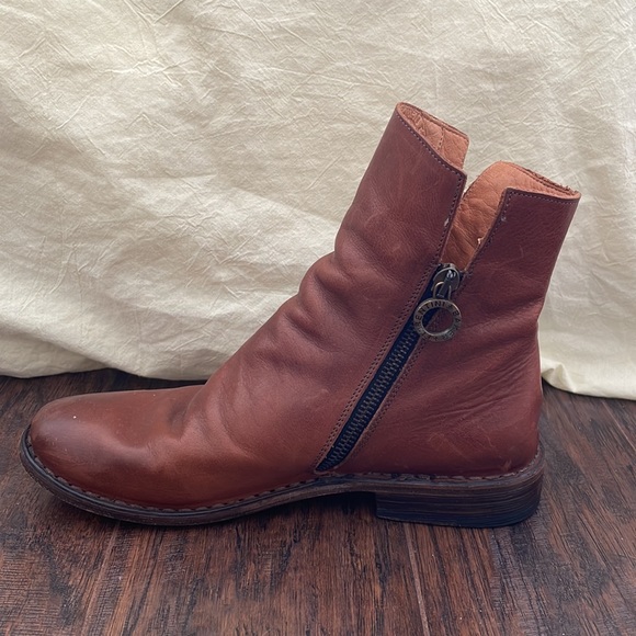 Fiorentini + Baker brown leather ankle boots - Picture 3 of 4
